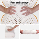 Giselle Queen 34cm 5-Zone Euro Top Pocket Spring Mattress with 2 Natural Latex Contour Pillows-6