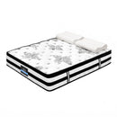 Giselle Queen 34cm 5-Zone Euro Top Pocket Spring Mattress with 2 Natural Latex Contour Pillows-8