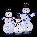 3 PCS Christmas Lights 330 LED Fairy Light Snowman Decorations Jingle Jollys-1