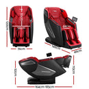 Livemor 4D Massage Chair Electric Recliner Home Massager Red-2