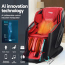 Livemor 4D Massage Chair Electric Recliner Home Massager Red-5