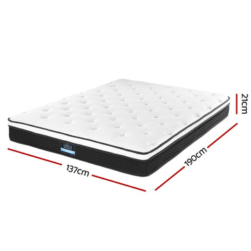 Giselle Bedding 21cm Mattress Euro Top Double - 0