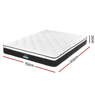 Giselle Bedding 21cm Mattress Euro Top Queen - 0