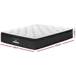 Giselle Bedding 34cm Mattress Euro Top King - 0