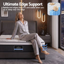 Giselle Bedding 32cm Mattress Euro Top King Single-8