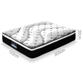 Giselle Bedding 32cm Mattress Euro Top Queen - 0
