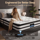 Giselle Bedding 34cm Mattress Euro Top Pocket Spring King-3