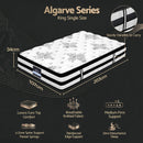 Giselle Bedding 34cm Mattress Euro Top Pocket Spring King Single-2