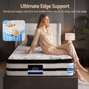 Giselle Bedding 34cm Mattress Euro Top Pocket Spring King Single-8