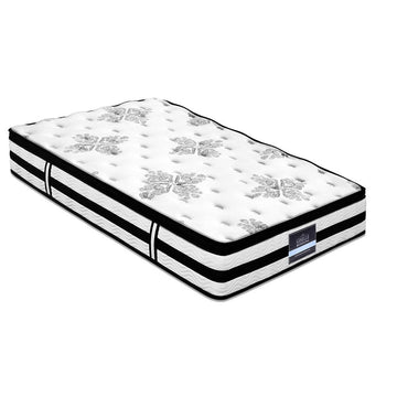 Giselle Bedding 34cm Mattress Euro Top Pocket Spring King Single - 0
