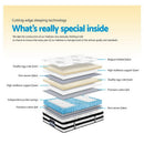 Giselle Bedding 34cm Mattress Euro Top Pocket Spring King Single-7