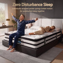 Giselle Bedding 34cm Mattress Euro Top Pocket Spring Queen-7