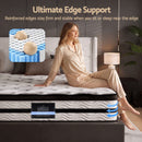 Giselle Bedding 34cm Mattress Euro Top Pocket Spring Queen-8