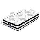 Giselle Bedding 34cm Mattress Euro Top Pocket Spring Single-3