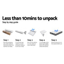 Giselle Bedding 34cm Mattress Euro Top Pocket Spring Super King-6