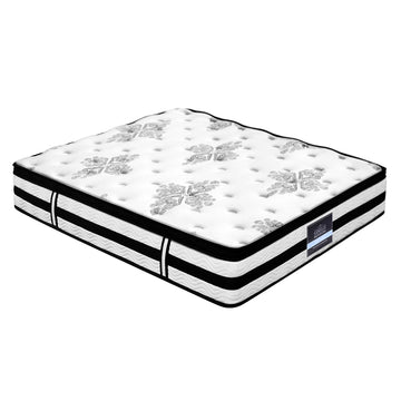 Giselle Bedding 34cm Mattress Euro Top Pocket Spring Super King - 0