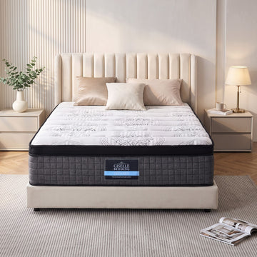 Giselle Bedding 34cm Mattress 9 Zone Latex Foam King