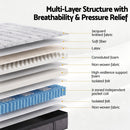 Giselle Bedding 34cm Mattress 9 Zone Latex Foam Queen-4