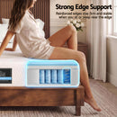 Giselle 25cm Double Hybrid Mattress Soft Knitted Fabric Edge Support Gel Foam-7