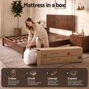 Giselle 25cm Double Hybrid Mattress Soft Knitted Fabric Edge Support Gel Foam-8