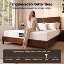 Giselle 25cm King Hybrid Mattress Soft Knitted Fabric Edge Support Gel Foam-3