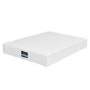 Giselle 25cm Queen Hybrid Mattress Soft Knitted Fabric Edge Support Gel Foam-10