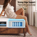 Giselle 25cm Single Hybrid Mattress Soft Knitted Fabric Edge Support Gel Foam-7