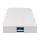 Giselle 25cm Single Hybrid Mattress Soft Knitted Fabric Edge Support Gel Foam-9