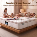 Giselle 30cm Queen Spring Mattress Tencel Cover 5-Zone Firm Back Support-6