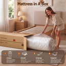 Giselle 30cm Single Spring Mattress Tencel Cover 5-Zone Firm Back Support-8