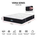 Giselle Double Reversible Spring Mattress Cashmere Cover Gel Foam Firm 35cm-1