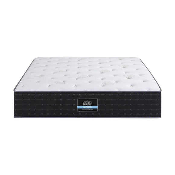 Giselle King Reversible Spring Mattress Cashmere Cover Gel Foam Firm 35cm