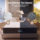 Giselle Queen Reversible Spring Mattress Cashmere Cover Gel Foam Firm 35cm-5