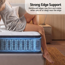 Giselle Queen Reversible Spring Mattress Cashmere Cover Gel Foam Firm 35cm-7