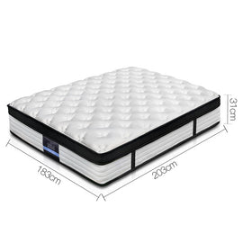 Giselle Bedding 31cm Mattress Euro Top King - 0