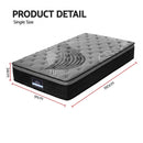 Giselle Bedding 34cm Mattress Bamboo Cover Single-2