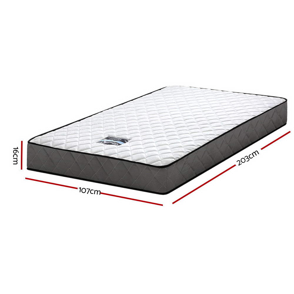 Giselle Bedding 16cm Mattress Tight Top King Single - 0