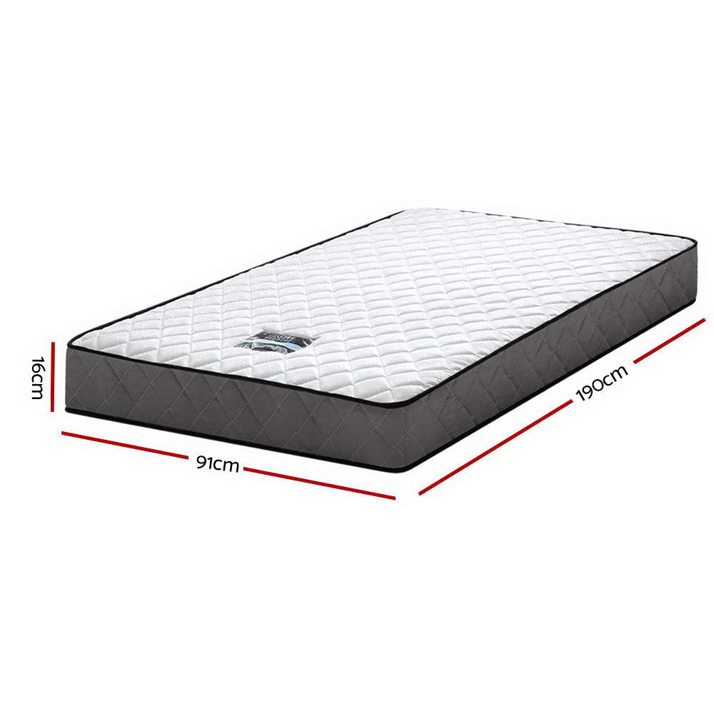 Giselle Bedding 16cm Mattress Tight Top Single - 0