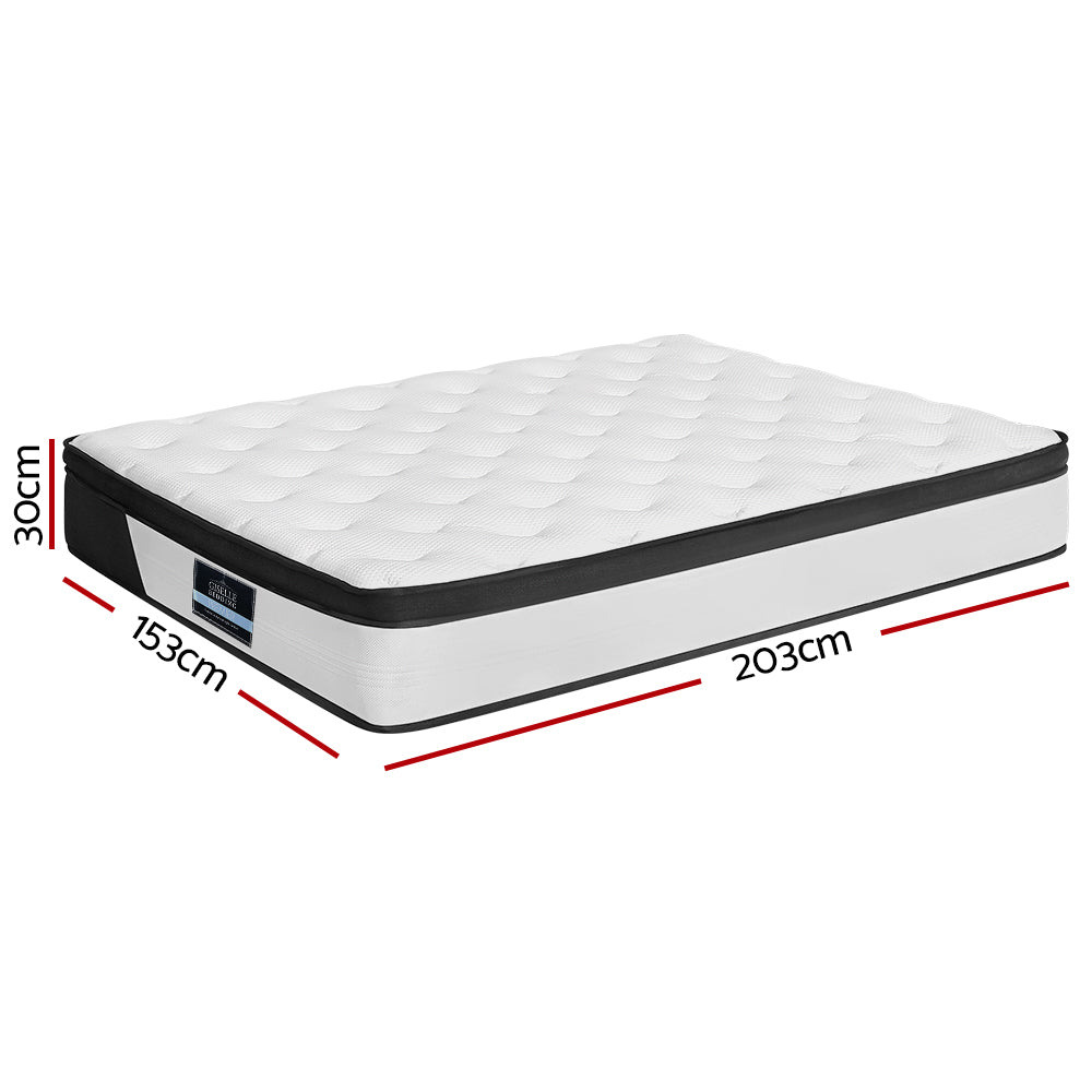 Giselle Bedding 30cm Mattress Euro Top Queen - 0