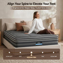 Giselle Mattress 35cm Hybrid Pocket Spring Euro Top Queen-5