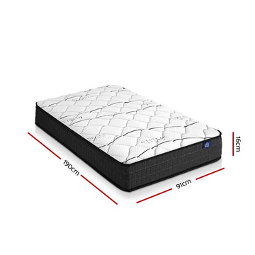 Giselle Bedding 16cm Mattress Medium Firm Single - 0