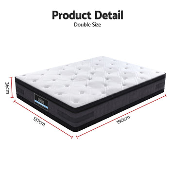 Giselle Bedding 36cm Mattress Cool Gel Memory Foam Double - 0