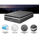 Giselle Bedding 34cm Mattress Double Layer Pocket Spring King-5