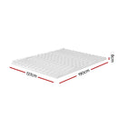 Giselle Bedding Memory Foam Mattress Topper 7-Zone Airflow Pad 8cm Double White-2
