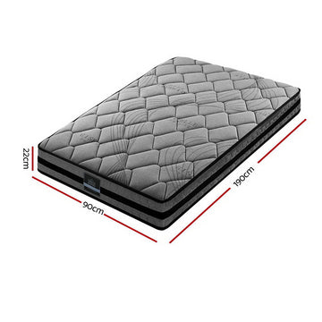 Giselle Bedding 22cm Mattress Medium Firm Single - 0