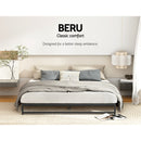 Artiss Bed Frame Queen Size Metal BERU-4