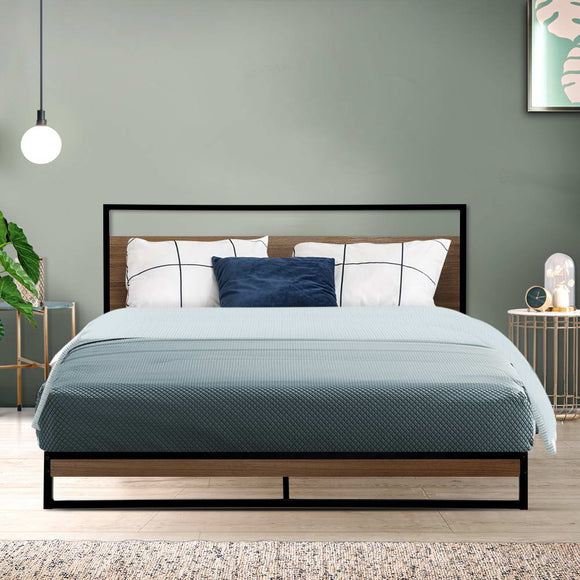Artiss Bed Frame Queen Size Metal Bed Frame DANE