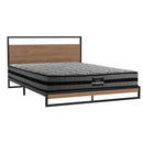 Artiss Bed Frame Queen Size Metal Frame DANE with Mattress-1