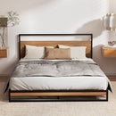 Artiss Bed Frame Queen Size Metal Frame DANE with Mattress-4