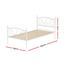 Artiss Bed Frame Single Size Metal Bed Frame GROA-2